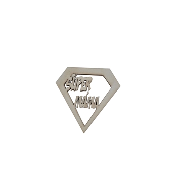 PERSONALIZABLE LOGO SUPER MAMÁ - Imagen 1
