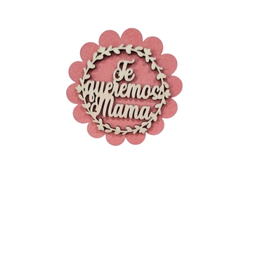 PICK MADERA TE QUEREMOS MAMÁ - Imagen 2