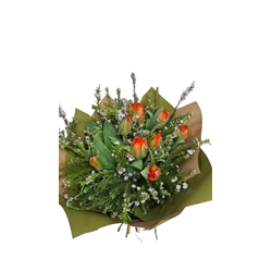 RAMO DE 10 TULIPANES - Imagen 1