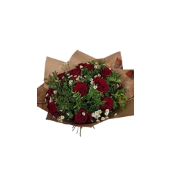 RAMO DE 12 ROSAS ROJAS - Imagen 2