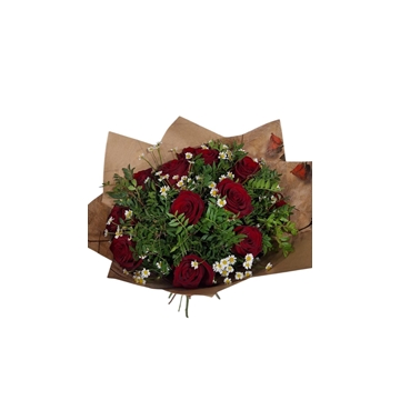 RAMO DE 12 ROSAS ROJAS - Imagen 2