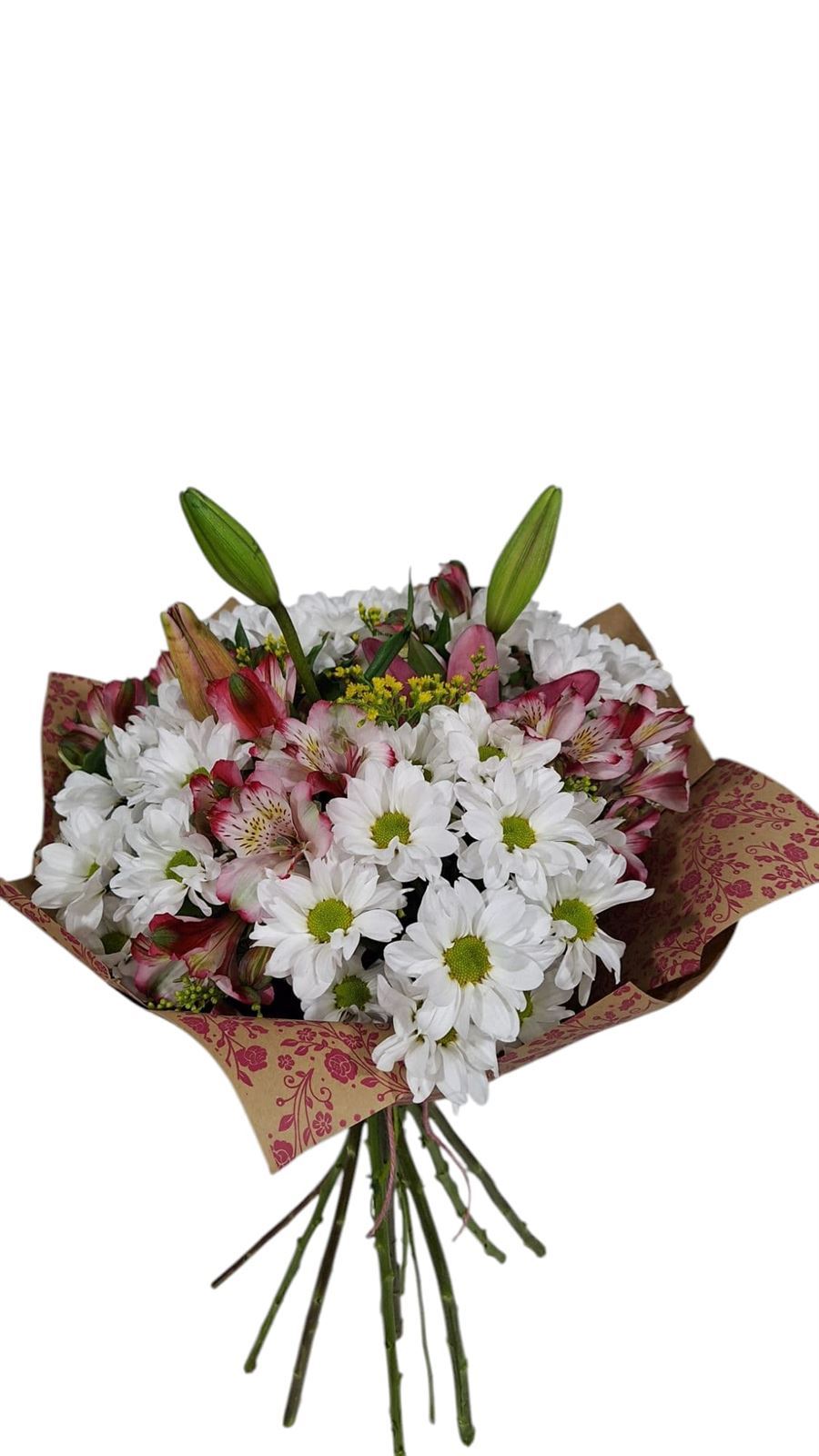 RAMO MARGARITAS, Y ALSTROEMERIA - Imagen 1
