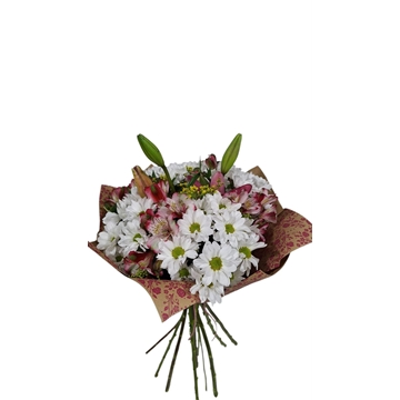 RAMO MARGARITAS, Y ALSTROEMERIA - Imagen 1